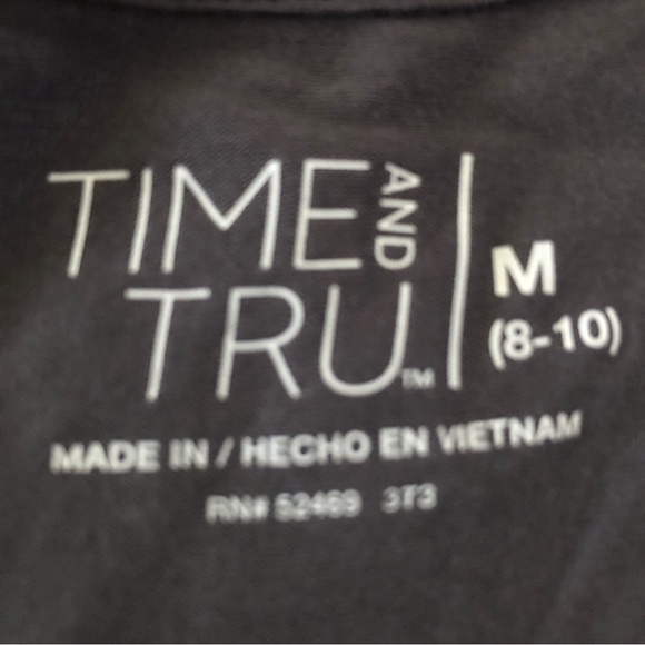 TIME and TRU Womens Tank Top Size Medium 8-10 Relaxed Fit Sleeveless Gray  New - Picture 5 of 7